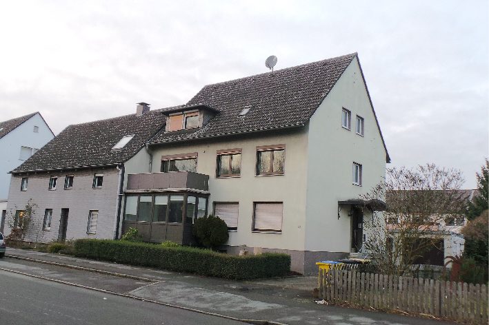 Wohnhaus von 1957 in Dortmund-Sölde vor der Kernsanierung